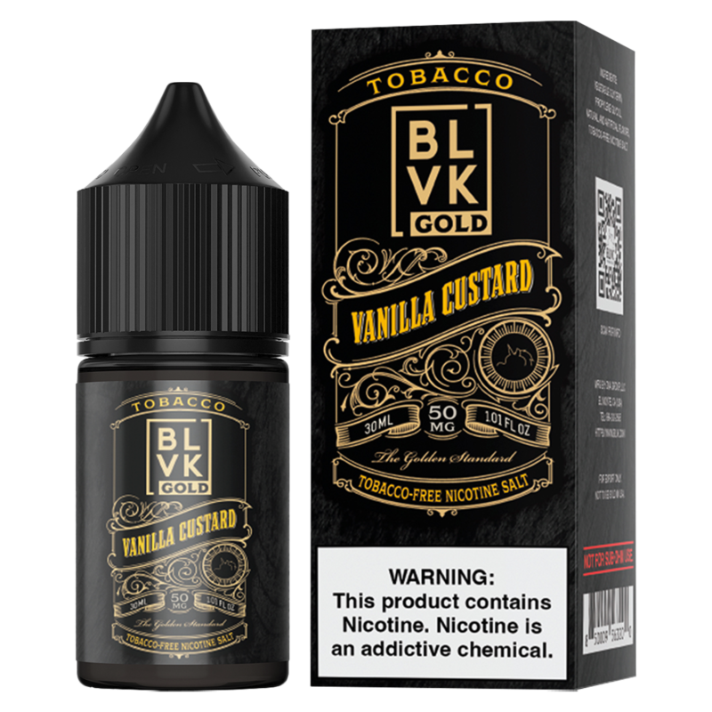 BLVK Salt - Gold Vainilla Custard
