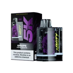 Nasty Crystal 5000 Puffs Desechable - Cush Man Grape