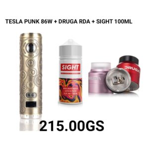 Tesla Punk 85W + Druga RDA + SIGHT 100ML